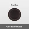 imageKwikset Cove Interior Passage Door Knob Handle For Closet and Hallway Doors NonLocking Doorknob Venetian BronzeVenetian Bronze