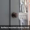 imageKwikset Cove Interior Passage Door Knob Handle For Closet and Hallway Doors NonLocking Doorknob Venetian BronzeVenetian Bronze