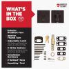 imageKwikset Downtown Deadbolt Lock Matte Black Square Exterior Keyed Front Entry Door Pick Resistant SmartKey Rekey Security Single Cylinder Dead Bolt with Microban ProtectionVenetian Bronze