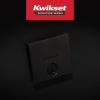 imageKwikset Downtown Deadbolt Lock Matte Black Square Exterior Keyed Front Entry Door Pick Resistant SmartKey Rekey Security Single Cylinder Dead Bolt with Microban ProtectionVenetian Bronze