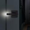 imageKwikset Halifax Entry Door Handle with Lock and Key Secure Keyed Reversible Lever Exterior For Front Entrance and Bedrooms Matte Black Pick Resistant Smartkey Rekey Security and MicrobanMatte Black