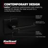 imageKwikset Halifax Entry Door Handle with Lock and Key Secure Keyed Reversible Lever Exterior For Front Entrance and Bedrooms Matte Black Pick Resistant Smartkey Rekey Security and MicrobanMatte Black