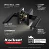 imageKwikset Halifax Entry Door Handle with Lock and Key Secure Keyed Reversible Lever Exterior For Front Entrance and Bedrooms Matte Black Pick Resistant Smartkey Rekey Security and MicrobanMatte Black