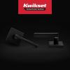 imageKwikset Halifax Entry Door Handle with Lock and Key Secure Keyed Reversible Lever Exterior For Front Entrance and Bedrooms Matte Black Pick Resistant Smartkey Rekey Security and MicrobanMatte Black