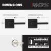 imageKwikset Halifax Entry Door Handle with Lock and Key Secure Keyed Reversible Lever Exterior For Front Entrance and Bedrooms Matte Black Pick Resistant Smartkey Rekey Security and MicrobanMatte Black