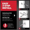 imageKwikset Halifax Entry Door Handle with Lock and Key Secure Keyed Reversible Lever Exterior for Front Entrance and Bedrooms Satin Brass Pick Resistant Smartkey Rekey Security and MicrobanMatte Black