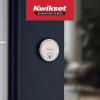 imageKwikset Hometown Deadbolt Lock Satin Brass Round Exterior Keyed Front Entry Door Pick Resistant SmartKey Rekey Security Single Cylinder Dead Bolt Door Lock with Microban ProtectionSatin Nickel
