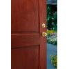 imageKwikset Montara Front Door Lock Handle and Deadbolt Set Entry Handleset Exterior with Interior Door Knob Satin Nickel Pick Resistant SmartKey Rekey Deadbolt SecurityPolished Brass