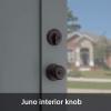 imageKwikset Montara Front Door Lock Handle and Deadbolt Set Entry Handleset Exterior with Interior Door Knob Satin Nickel Pick Resistant SmartKey Rekey Deadbolt SecurityVenetian Bronze