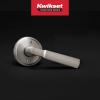 imageKwikset Perth Entry Door Handle with Lock and Key Secure Keyed Reversible Lever Exterior for Front Entrance and Bedrooms Satin Nickel Pick Resistant Smartkey Rekey Security and MicrobanSatin Nickel