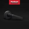 imageKwikset Perth Entry Door Handle with Lock and Key Secure Keyed Reversible Lever Exterior for Front Entrance and Bedrooms Satin Nickel Pick Resistant Smartkey Rekey Security and MicrobanMatte Black