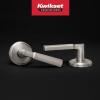 imageKwikset Perth Entry Door Handle with Lock and Key Secure Keyed Reversible Lever Exterior for Front Entrance and Bedrooms Satin Nickel Pick Resistant Smartkey Rekey Security and MicrobanSatin Nickel
