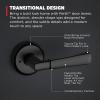 imageKwikset Perth Entry Door Handle with Lock and Key Secure Keyed Reversible Lever Exterior for Front Entrance and Bedrooms Satin Nickel Pick Resistant Smartkey Rekey Security and MicrobanMatte Black