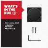 imageKwikset Pismo Entry Door Knob with Lock and Key Secure Keyed Handle Exterior Front Entrance and Bedroom Matte Black Pick Resistant SmartKey Rekey Security and MicrobanMatte Black