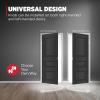 imageKwikset Pismo Entry Door Knob with Lock and Key Secure Keyed Handle Exterior Front Entrance and Bedroom Matte Black Pick Resistant SmartKey Rekey Security and MicrobanSatin Nickel
