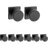 imageKwikset Pismo Entry Door Knob with Lock and Key Secure Keyed Handle Exterior Front Entrance and Bedroom Matte Black Pick Resistant SmartKey Rekey Security and MicrobanMatte Black