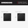 imageKwikset Pismo Entry Door Knob with Lock and Key Secure Keyed Handle Exterior Front Entrance and Bedroom Matte Black Pick Resistant SmartKey Rekey Security and MicrobanMatte Black