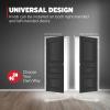imageKwikset Pismo Entry Door Knob with Lock and Key Secure Keyed Handle Exterior Front Entrance and Bedroom Matte Black Pick Resistant SmartKey Rekey Security and MicrobanMatte Black