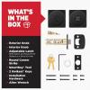 imageKwikset Pismo Entry Door Knob with Lock and Key Secure Keyed Handle Exterior Front Entrance and Bedroom Matte Black Pick Resistant SmartKey Rekey Security and MicrobanMatte Black