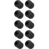 imageKwikset Pismo Interior Passage Door Knob Handle For Closet and Hallway Doors NonLocking Doorknob in Satin Nickel with Microban ProtectionMatte Black