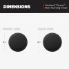 imageKwikset Pismo Interior Passage Door Knob Handle For Closet and Hallway Doors NonLocking Doorknob in Satin Nickel with Microban ProtectionMatte Black