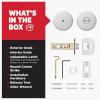 imageKwikset Pismo Interior Passage Door Knob Handle For Closet and Hallway Doors NonLocking Doorknob in Satin Nickel with Microban ProtectionPolished Chrome