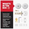 imageKwikset Pismo Interior Passage Door Knob Handle For Closet and Hallway Doors NonLocking Doorknob in Satin Nickel with Microban ProtectionPolished Chrome