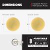 imageKwikset Pismo Interior Passage Door Knob Handle For Closet and Hallway Doors NonLocking Doorknob in Satin Nickel with Microban ProtectionSatin Brass