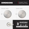 imageKwikset Pismo Interior Passage Door Knob Handle For Closet and Hallway Doors NonLocking Doorknob in Satin Nickel with Microban ProtectionSatin Nickel
