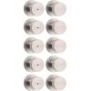 imageKwikset Pismo Interior Passage Door Knob Handle For Closet and Hallway Doors NonLocking Doorknob in Satin Nickel with Microban ProtectionSatin Nickel