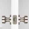 imageKwikset Pismo Interior Passage Door Knob Handle For Closet and Hallway Doors NonLocking Doorknob in Satin Nickel with Microban ProtectionSatin Nickel
