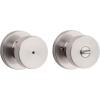 imageKwikset Pismo Interior Passage Door Knob Handle For Closet and Hallway Doors NonLocking Doorknob in Satin Nickel with Microban ProtectionSatin Nickel
