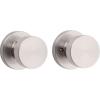 imageKwikset Pismo Interior Passage Door Knob Handle For Closet and Hallway Doors NonLocking Doorknob in Satin Nickel with Microban ProtectionSatin Nickel