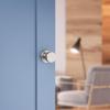 imageKwikset Pismo Interior Passage Door Knob Handle For Closet and Hallway Doors NonLocking Doorknob in Satin Nickel with Microban ProtectionSatin Nickel