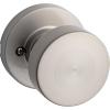 imageKwikset Pismo Interior Passage Door Knob Handle For Closet and Hallway Doors NonLocking Doorknob in Satin Nickel with Microban ProtectionSatin Nickel