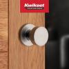 imageKwikset Pismo Interior Passage Door Knob Handle For Closet and Hallway Doors NonLocking Doorknob in Satin Nickel with Microban ProtectionSatin Nickel