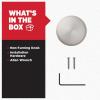 imageKwikset Pismo Interior Passage Door Knob Handle For Closet and Hallway Doors NonLocking Doorknob in Satin Nickel with Microban ProtectionSatin Nickel
