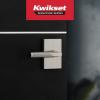 imageKwikset Prava Entry Door Knurled Handle with Lock and Key Secure Keyed Reversible Lever Exterior for Front Entrance and Bedrooms Satin Brass Pick Resistant Smartkey Rekey Security and MicrobanSatin Nickel