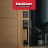 imageKwikset Prava Front Door Lock Handle and Deadbolt Set Entry Handleset Exterior with Interior Reversible Lever Satin Brass Pick Resistant SmartKey Rekey Deadbolt Security with Microban ProtectionMatte Black