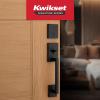imageKwikset San Clemente Front Door Lock Handle and Deadbolt Set Entry Handleset with Mirada Reversible Lever Matte Black Pick Resistant SmartKey Rekey Deadbolt Security with Microban ProtectionMatte Black