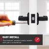 imageKwikset Sedona Interior Passage Door Handle Lever for Closet and Hallway Doors Reversible NonLocking Handle Lever Matte Black with Microban ProtectionMatte Black
