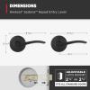 imageKwikset Sedona Interior Passage Door Handle Lever for Closet and Hallway Doors Reversible NonLocking Handle Lever Matte Black with Microban ProtectionMatte Black