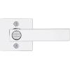 imageKwikset Singapore Interior Privacy Door Handle with Lock Door Lever for Bathroom and Bedroom Satin Brass Reversible Keyless Push Button Lock Door Lever with Microban ProtectionPolished Chrome