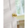 imageKwikset Tylo Interior Privacy Door Knob with Lock Door Handle For Bathroom and Bedroom Polished Brass Keyless Turn Lock Doorknob 1 Count Pack of 1Polished Brass