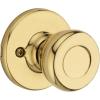 imageKwikset Tylo Interior Privacy Door Knob with Lock Door Handle For Bathroom and Bedroom Polished Brass Keyless Turn Lock Doorknob 1 Count Pack of 1Polished Brass
