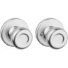 imageKwikset Tylo Interior Privacy Door Knob with Lock Door Handle For Bathroom and Bedroom Polished Brass Keyless Turn Lock Doorknob 1 Count Pack of 1Satin Chrome