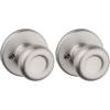 imageKwikset Tylo Interior Privacy Door Knob with Lock Door Handle For Bathroom and Bedroom Polished Brass Keyless Turn Lock Doorknob 1 Count Pack of 1Satin Nickel