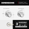 imageKwikset Tylo Interior Privacy Door Knob with Lock Door Handle For Bathroom and Bedroom Polished Brass Keyless Turn Lock Doorknob 1 Count Pack of 1Satin Chrome