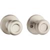 imageKwikset Tylo Interior Privacy Door Knob with Lock Door Handle For Bathroom and Bedroom Polished Brass Keyless Turn Lock Doorknob 1 Count Pack of 1Satin Nickel