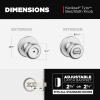 imageKwikset Tylo Interior Privacy Door Knob with Lock Door Handle For Bathroom and Bedroom Polished Brass Keyless Turn Lock Doorknob 1 Count Pack of 1Satin Chrome